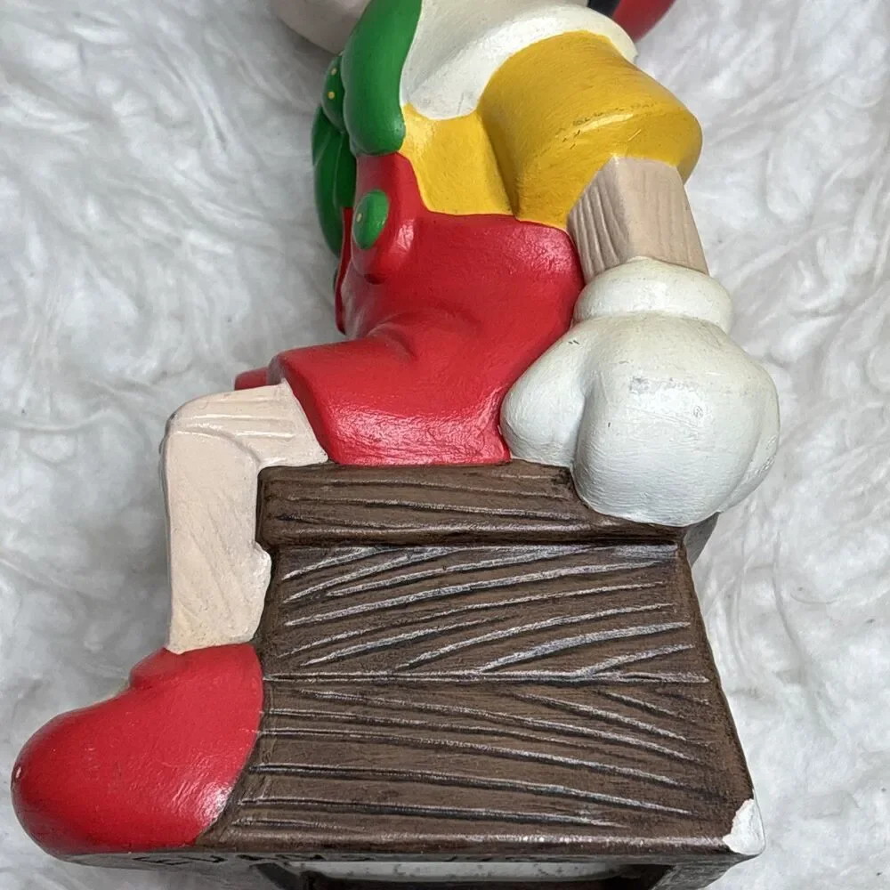 Vintage Evans 1945 Disney Pinocchio & Pluto Ceramic Figurine Lot Shelf Sitters